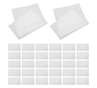 Gadpiparty 50pcs Semi-ripe Xuan Rice Paper Calligraphy Practice Sheets with 28-Grid White Handmade Chinese Writing Paper for Sumi-e Painting and Asian Brush Art Beginners