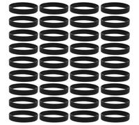 Gadpiparty 50pcs Silicone Wristbands Stretch Bracelets Unisex Comfortable to Wear Reusable Stylish Wrist Straps for Party and Bridal Shower Favour Packs
