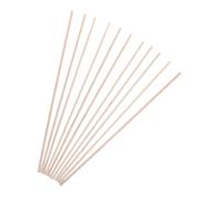 Gadpiparty 50pcs Unfinished Hardwood Strips Wooden Craft Dowel Rods Lightweight Easy to Shape Khaki Square Sticks for Woodworking Crafting Beginners Hobbyists