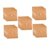 Gadpiparty 50Pcs Vintage Kraft Paper Dvd Sleeves Envelope with Heart Button Closure CD Storage Case for Scratch Protection and Dust Isolation for Home and Cinema Use