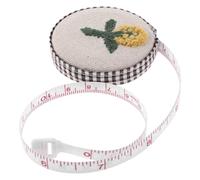 Gadpiparty 5m Retro Fabric Tailor Measure Tape, Soft Embroidered Sewing Measuring Ruler for Body and Fabric Measurement, Craft Measuring Tools for Sewing and Clothing