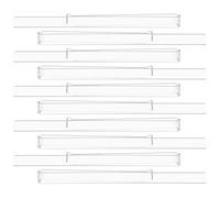 Gadpiparty 5pairs Transparent Acrylic Music Page Holder Clips for Pianists Musicians Clear Sheet Music Book Clips for Reading and Secure Page Holding