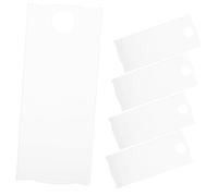 Gadpiparty 5Pcs Acrylic Sublimation Name Tags Blanks for Tumblers DIY Blank Name Plates for Heat Transfer for Schools Offices and Events Durable and Practical