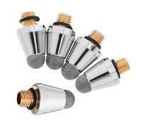 Gadpiparty 5pcs Capacitive Stylus Pen Tips Replaceable Mesh Stylus Tips M5 Thread High Sensitivity Experience Real Writing Sensation Aluminum Conductive Cloth for Notetaking and Leisure