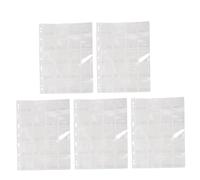 Gadpiparty 5pcs Coin Collection Album with Transparent Pockets Scrapbooking Holder for Coins Banknotes Cards and Collectibles Organizer for Collectors and DIY Crafts