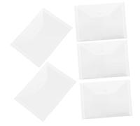 Gadpiparty 5pcs Document Storage Pouches Stencil Storage Bags Cutting Dies Organizer Portable Bill Holder Pouches Stamps for Card Making