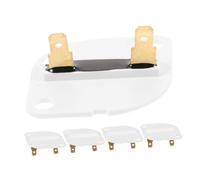 Gadpiparty 5pcs Dryer Thermostat Fuse Kit Replacement for Dryer Element Thermistor Vent Cleaning Kit Safety Durability