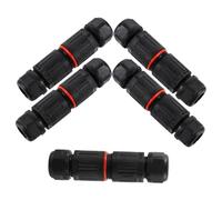 Gadpiparty 5pcs Electrical Cable Connectors Mm² Outdoor Wire Connectors with Threaded Sleeve Double Protection for LED Lights Street Lamps Tunnel Lighting