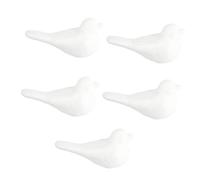 Gadpiparty 5pcs Foam Bird Decorations for Christmas Halloween DIY Crafts Smooth Surface for Painting and Coloring Lightweight Creative Ornaments for Home Kindergarten and Family Art Projects
