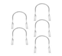 Gadpiparty 5pcs Hammer Holder Wall Mount Hooks for Hand Tools and Mallet, Heavy Duty Iron Construction with U Shaped and T Shaped Design, for Tool Organization in Narrow Utility Rooms
