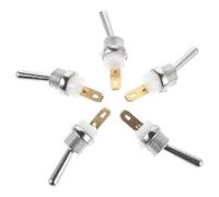 Gadpiparty 5Pcs Metal Chainsaw Kill Switch Set, Safety Shut Off Switch for Gasoline Logging Saws, Ignition Replacement Repair Parts for Power Tool Maintenance