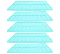 Gadpiparty 5pcs Microscope Slide Drying Rack Laboratory Vertical Storage Holder for Microbiology Cell Studies Compact Stable Positioning Easy to Clean Microscope Accessories