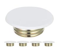 Gadpiparty 5pcs Recessed Sprinkler Head Covers with Iron Split Ring, Metallic Fire Sprinkler Decorative Ceiling Plates Featuring Seamless Integration and Quick Installation for Hotel Ceilings