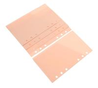 Gadpiparty 5Pcs Replaceable Budget Pocket Inserts Multi Use Loose Leaf Organizer for Daily Budgeting Easy to Use with Pre Drilled for Finance Management and Sorting Cards