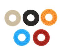 Gadpiparty 5pcs Round Protective Buffer Rings for Next-gen and Popular Game Controllers, High and Medium Elasticity Sponge Assist Rings, Game Handle Precision Control Accessories for Gamers