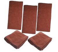 Gadpiparty 5pcs Washable Guinea Pig Blankets for Cage Small Animal Sleeping Mats Reusable Pet Bedding Pads Comfortable Brown