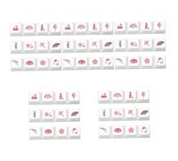 Gadpiparty 5sets Floral Pattern Key Caps Dye Sublimation Mechanical Keyboard Keycaps Pbt Material Sturdy Oil-resistant Ergonomic Height Design 12pcs*5
