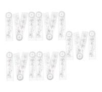Gadpiparty 5sets Transparent Goniometer Protractor Ruler for Medical Joint Measurement for Physical Therapy Home Use and Student Training 3pcs*5