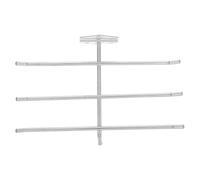 Gadpiparty 6 Arms Pegboard Hooks for Wall Hanging, Galvanized Iron Tool Hangers with Space Optimization and Enhanced Garage Organization, Sl nd Practical Wall Mount Hooks for Homes