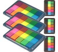 Gadpiparty 6 Boxes of Assorted Colour Pet Page Markers Adhesive Strips Convenient Portable Reading Strips for Office and School Use Exquisitely Crafted Highlighting