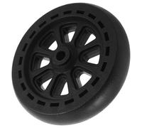 Gadpiparty 6-inch Thickened Silent Bbq Grill Caster Wheels with 1/2 Inch Axle for Gas Grill Replacement, Shock Absorption and Floor Protection, Heavy Duty Bbq Trolley and Utility Cart Wheels