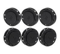 Gadpiparty 6 Pairs Clothes Sewing Snaps Clothing Magnetic Buttons Black Nylon Magnet Easy to Sew Easy to Use for DIY Tailor Sewing Crafts on Purses and Coats