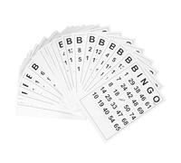 Gadpiparty 60-Pack Reusable Bingo Game Cards with Large Print Numbers - Ideal for Family Nights, Easter Activities, School Events & Senior Groups - Easy-Read Design for Kids & Adults