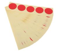 Gadpiparty 60 Sheets Red 45mm Round Serrated Edge Embossing Seal Stickers Self-Adhesive Labels for Certificates Awards Invitations Office Use