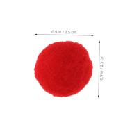 Gadpiparty 600pcs Red Decorative Pom Pom Balls for DIY Arts Crafts Projects Soft Fluffy Pompoms for Crafting Home Decoration Bright Vibrant Colors for Creative Expression