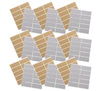 Gadpiparty 600Pcs Scratch Off Labels Rectangle Self-Adhesive Scratch Off Stickers for Gender Reveal Party Games Reward Programs DIY Silver Stickers with Hidden Messages