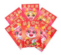 Gadpiparty 60pcs Traditional Chinese Red Envelopes Paper Money Pouches for Year Dragon Year Lucky Red Packets with Bright Patterns for Wedding Business Festival Celebrations