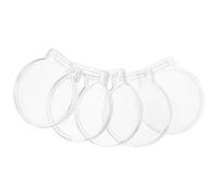 Gadpiparty 6pcs Acrylic Protection Box for Challenge Coins round Medals, Lightweight Coin Collection Box with Airtight Sealing and Lid, for Collectors and Office Display