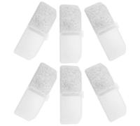 Gadpiparty 6Pcs Activated Carbon Filter Replacement for Pet Water Dispenser, Square Charcoal Filter Cotton for Dog and Cat Water Fountain, Suitable for Automatic Pet Drinking Fountains