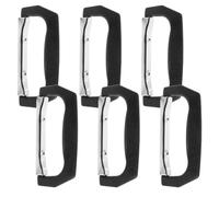 Gadpiparty 6pcs Black Luggage Replacement Handle for Suitcase and Tool Box