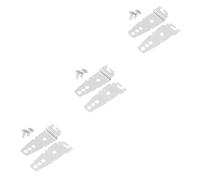 Gadpiparty 6pcs Dishwasher Mounting Bracket Kit Easy Installation Brackets for Granite Countertops Sturdy Design to Securely Fix Your Dishwasher Home Appliance Accessory for Kitchen Use
