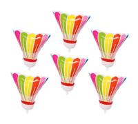 Gadpiparty 6pcs Giant Inflatable Badminton Balloons Unique Design, Pe Material, Reusable and Versatile Use for Birthday Parties and Occasions Sports Themed Party Decorations