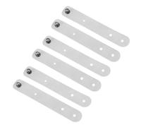 Gadpiparty 6Pcs Gray Leather Cable Ties Cable Organizer Cord Management Straps for Data Lines Power Cords and Earphone Holder Home Office Use