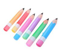 Gadpiparty 6PCS Inflatable PVC Pencil Balloons Jumbo Back to School Hanging Decor Bright Classroom Props for Graduation Party Creative Learning Spaces
