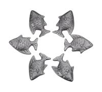 Gadpiparty 6pcs Iron Fish Cooking Tool for Kitchen Boiling Natural Iron Boost Cookware with Versatile and Adaptable Application for Vegans and Athletes to Reduce