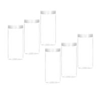 Gadpiparty 6pcs Quarter Coin Tubes Holders 27mm Round Plastic Storage Containers Protecting Coins from Scratches and Tarnish, Space Saving Design Suitable for Office and Banks