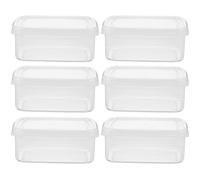 Gadpiparty 6pcs Refrigerator Organizer Bin for Small Preservation Box Fruit