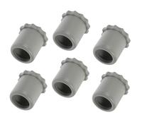 Gadpiparty 6Pcs Silicone Wireless Microphone Bottom Rod Sleeves Anti-drop Shockproof Skidproof Covers for Handheld Mic Protection Easy to Install for Ktv Party Conference Stage Use