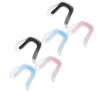Gadpiparty 6pcs U Shaped Silicone Eyeglass Nose Pads Replacement for Glasses with Comfortable Design and Anti-Slip Feature, 1.5mm Hole Size, Suitable and Students, for Everyday Use
