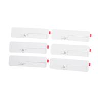 Gadpiparty 6pcs Ultra-thin Stainless Steel Cell Phone Holder with Foldable Design, Lightweight and Easy Installation, Hands-free Viewing for Bedside Tables and Office Desks, Silver Colour,