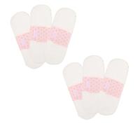 Gadpiparty 6pcs Washable Sanitary Napkins for Women Cotton Menstrual Pads with Enhanced Absorption and Discreet Fit, Breathable Reusable Period Pads for Postpartum Care and Overnight Use