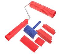 Gadpiparty 6pcs Wood Grain Tool Set for Wall Painting Durable Rubber Painting Tools for Creating Wood Texture Finishes for Artists and DIY Projects