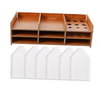 Gadpiparty 7pcs Pallet Rack Tray for Rhinestone Beads and Accessories Storage for Craft Organization and Workshop Use Holder Square Trays for Easy Access