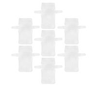 Gadpiparty 7pcs Plastic Mesh Sheets for Needlepoint and Cross Stitch Embroidery, Reusable White Plastic Canvas Easy Maintenance for Patchwork and Purse Frames Crafting