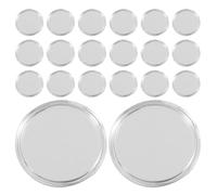 Gadpiparty 80pcs Plastic Coin Capsules 25mm Diameter Small Coin Storage Cases Round Protection Holders for Collectors and Display