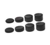 Gadpiparty 8pcs Black Enhanced Height Silicone Gamepad Thumb Grips Caps Set for PC Controllers, Joystick Covers for Gaming Accessories and Precise Thumbstick Control